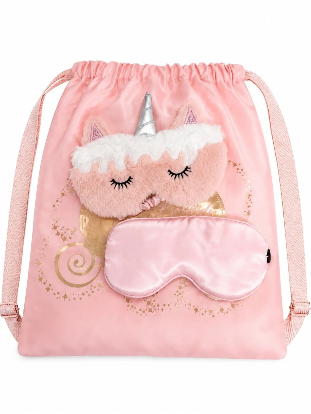 Disney Bibbidi Bobbidi Boutique Princess Sleep Set Unicorn Eye Mask & Bag